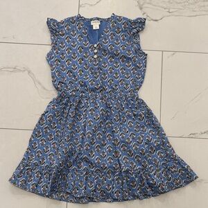 Like new crewcuts blue floral dress!
